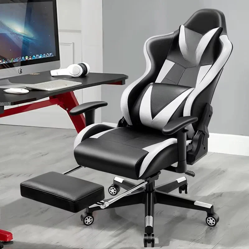 Gaming Chair with 180 Degree Recline and Adjustable Armrest Support - Image 3