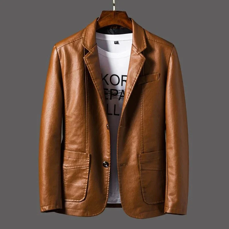 Classic Genuine Leather Jacket - Image 2