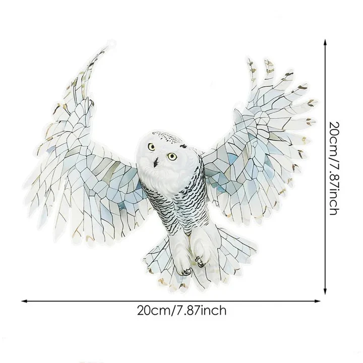 Rainbow Prism Glass Suncatcher for Windows, Decorative Bird and Owl Designs - Image 11