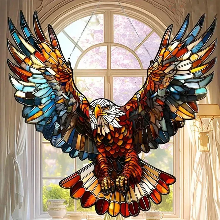 Rainbow Prism Glass Suncatcher for Windows, Decorative Bird and Owl Designs - Image 6