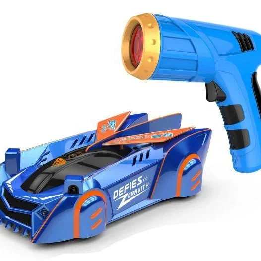 Rechargeable Wall Climbing Car, Remote Control Toy with LED Lights - Image 2