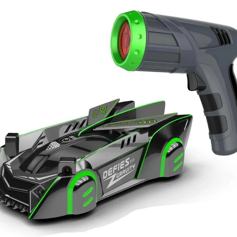 Rechargeable Wall Climbing Car, Remote Control Toy with LED Lights - Image 3