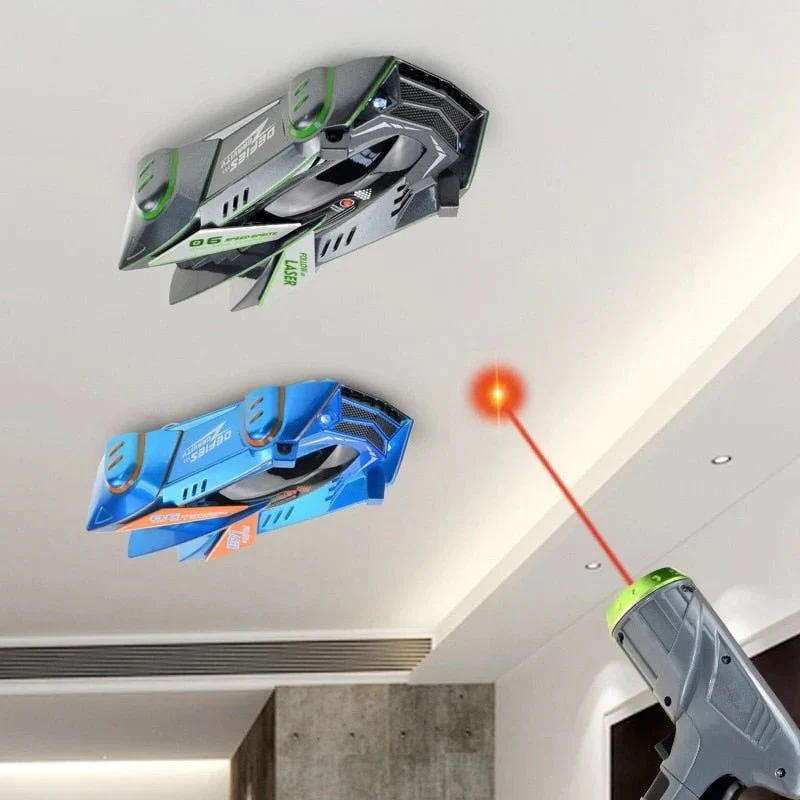 Rechargeable Wall Climbing Car, Remote Control Toy with LED Lights - Image 5