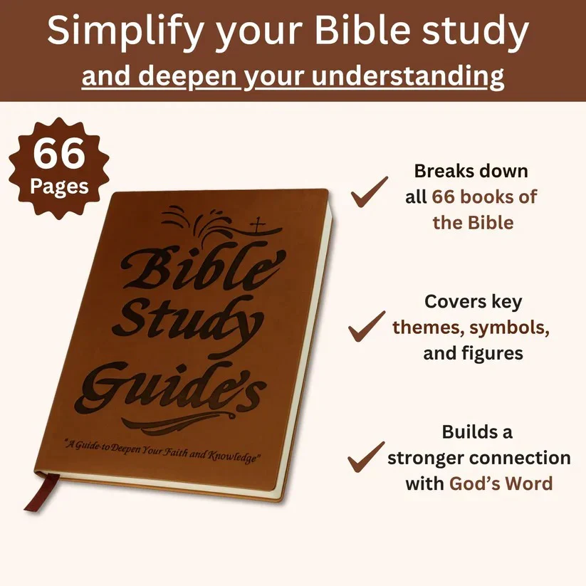 Guided Scripture Study Journal with 66-Page Daily Devotional Workbook - Image 3