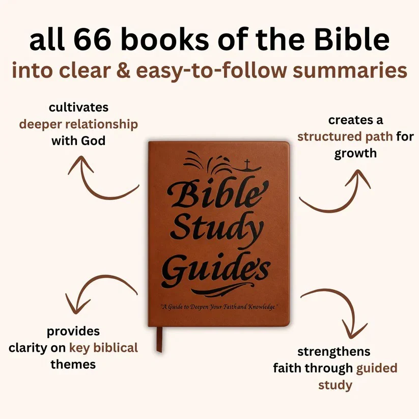 Guided Scripture Study Journal with 66-Page Daily Devotional Workbook - Image 4