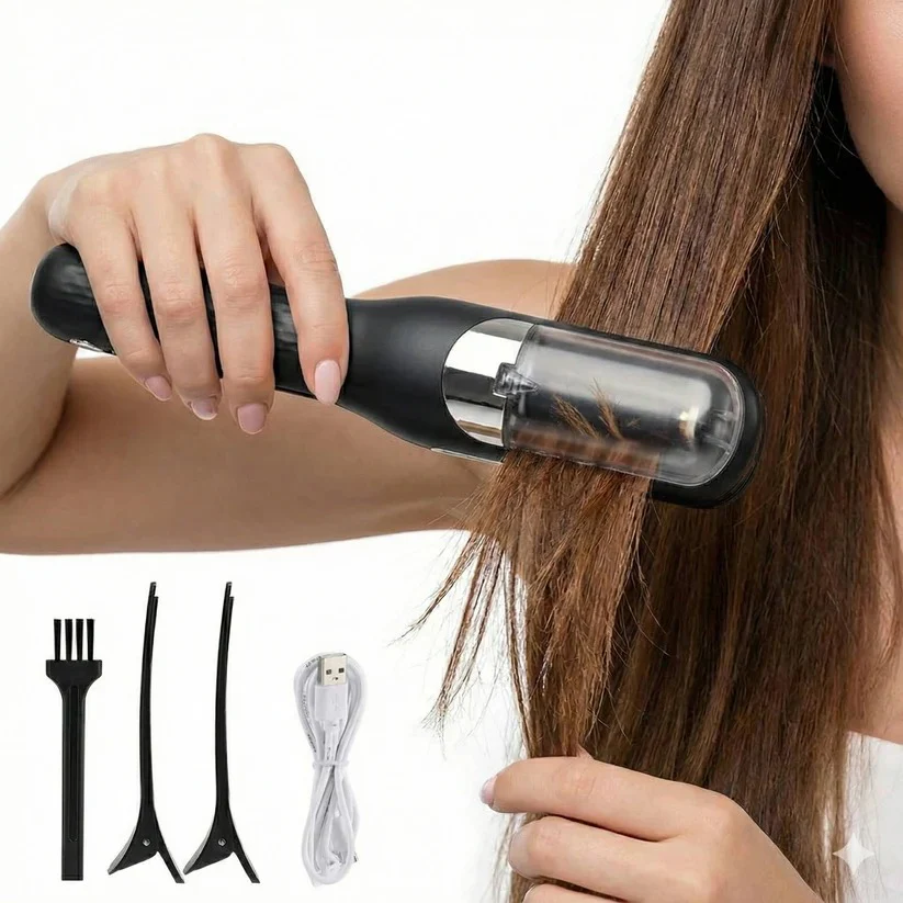Portable Split End Trimmer with Type C Rechargeable Battery - Image 3