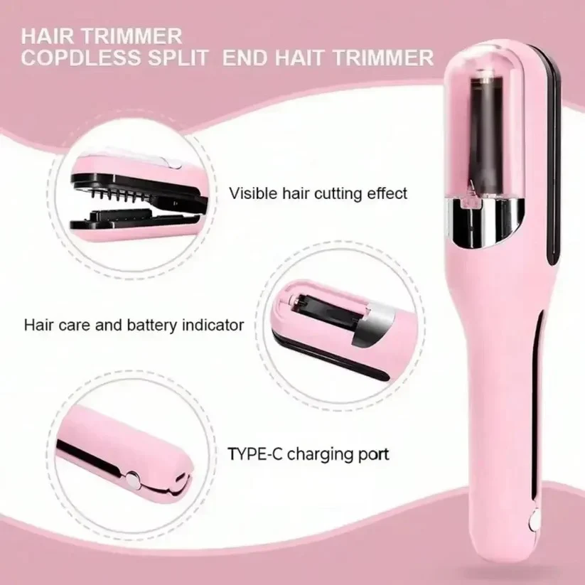 Portable Split End Trimmer with Type C Rechargeable Battery - Image 8