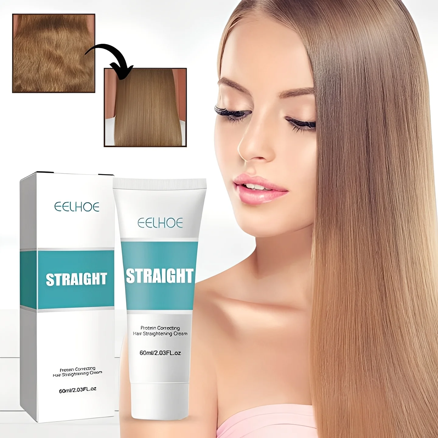 Hair Cream with Keratin Formula 60 ml - Image 4