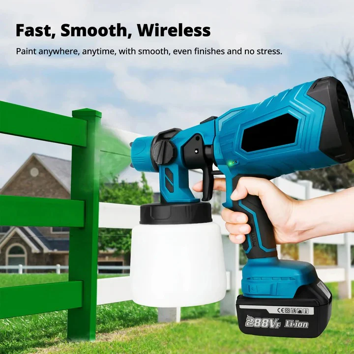 Cordless Handheld Paint Sprayer With Adjustable Spray Settings - Image 4