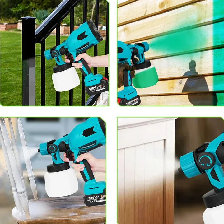 Cordless Handheld Paint Sprayer With Adjustable Spray Settings - Image 6