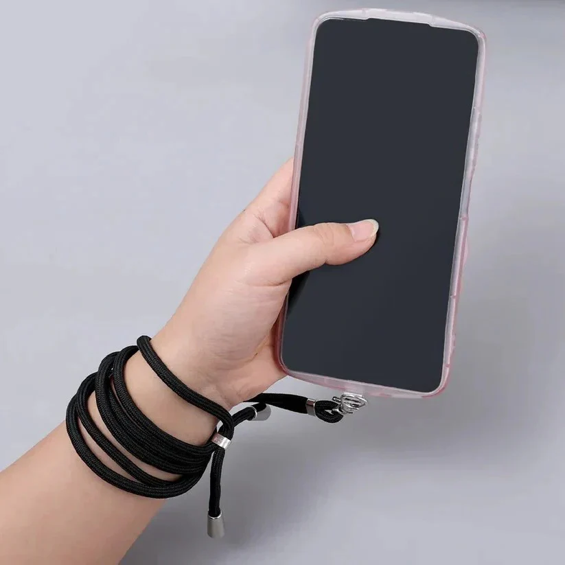 Hands-Free Crossbody Lanyard Phone Carrier with Adjustable Length Strap - Image 13