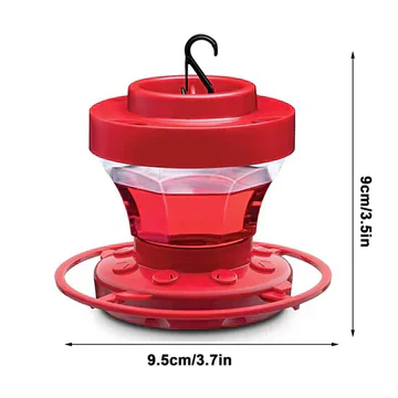 Hanging Bee Proof Hummingbird Water Feeders with Perch - Image 3