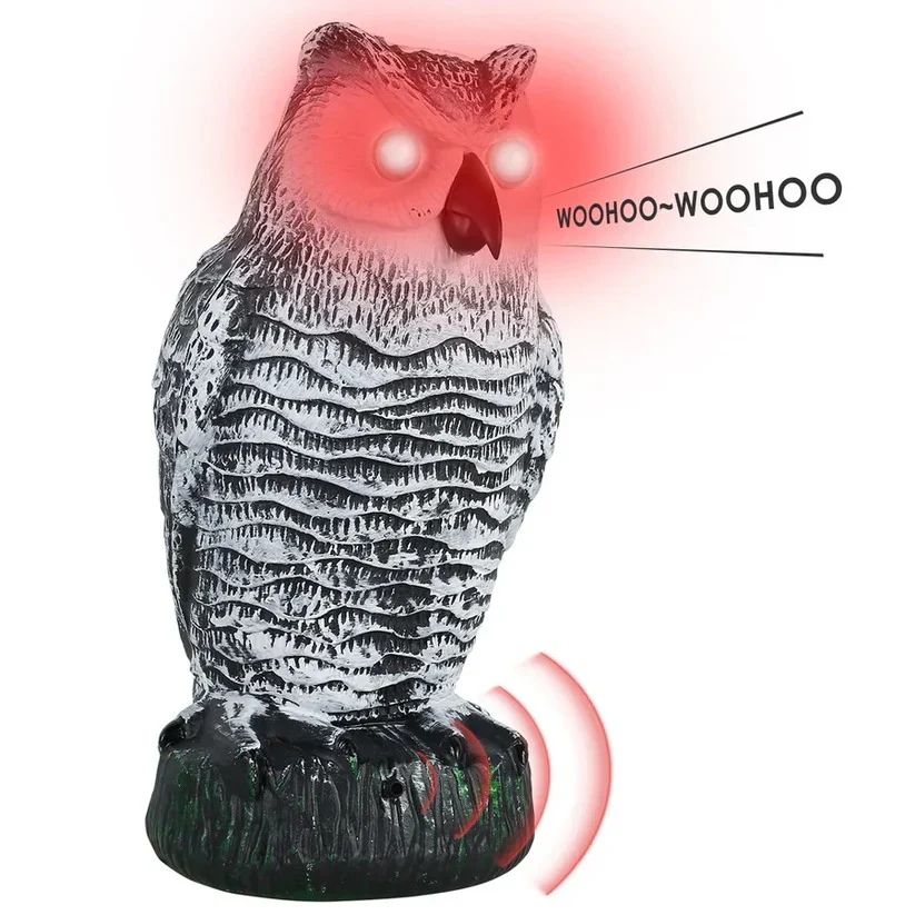 Decorative Hanging Owl Decoy – Helps Deter Birds - Image 3