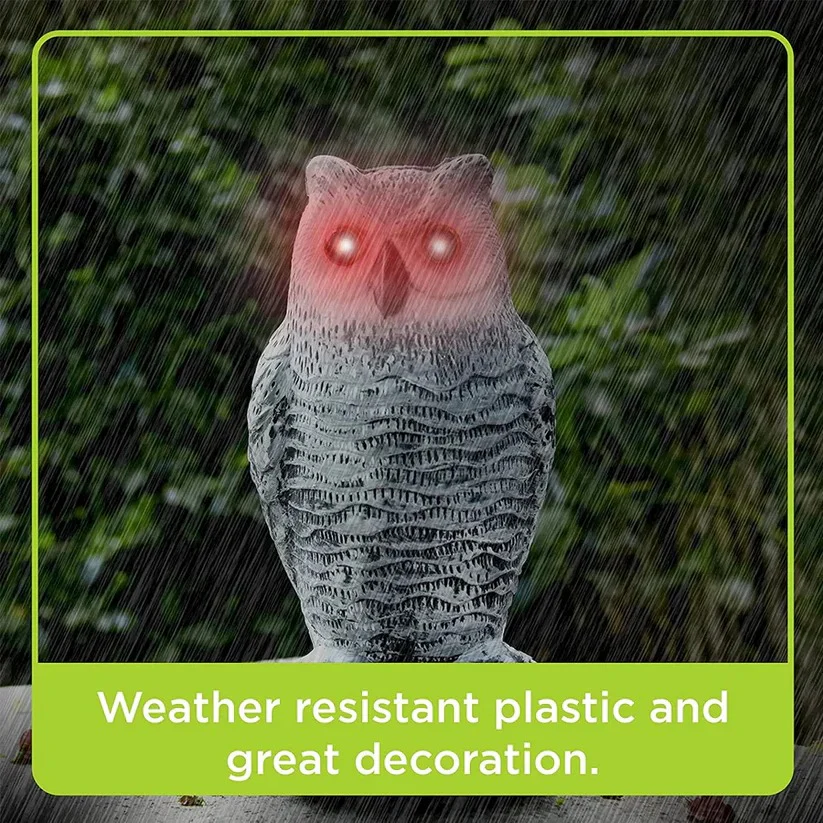 Decorative Hanging Owl Decoy – Helps Deter Birds - Image 4