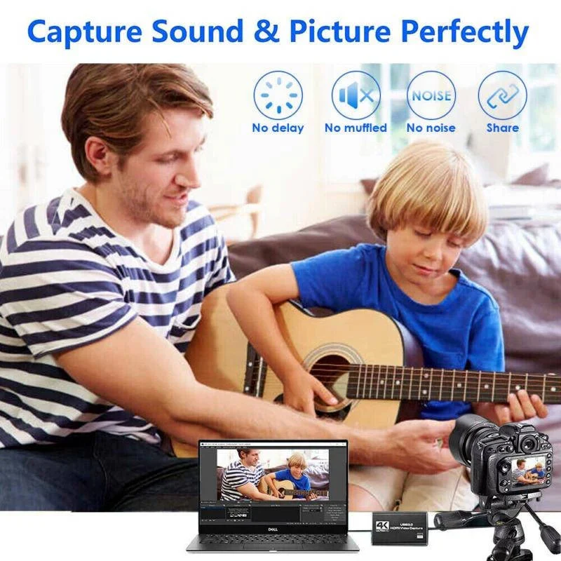 HDMI to USB 3.0 Video Capture Device with 4K Input and 1080P 60fps Recording - Image 2
