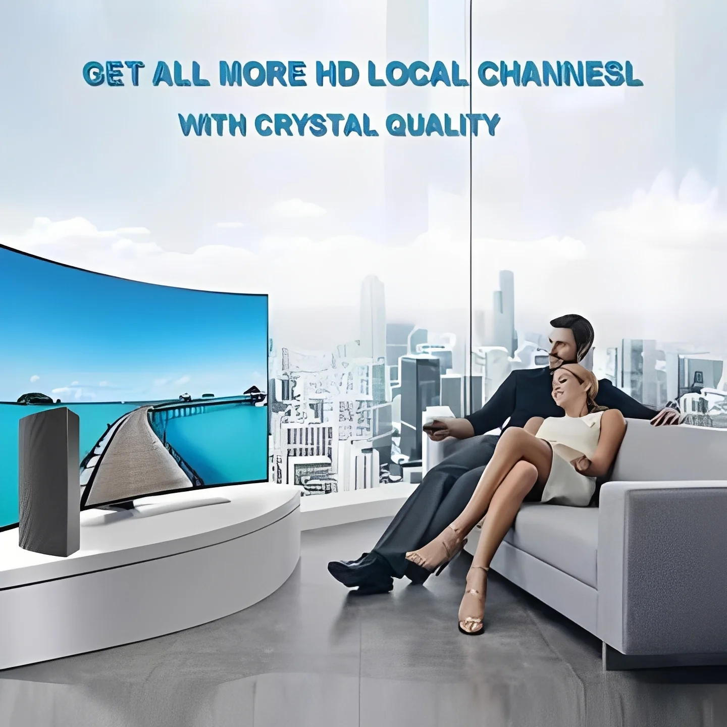 Digital TV Antenna for Over the Air Broadcast Reception - Image 6