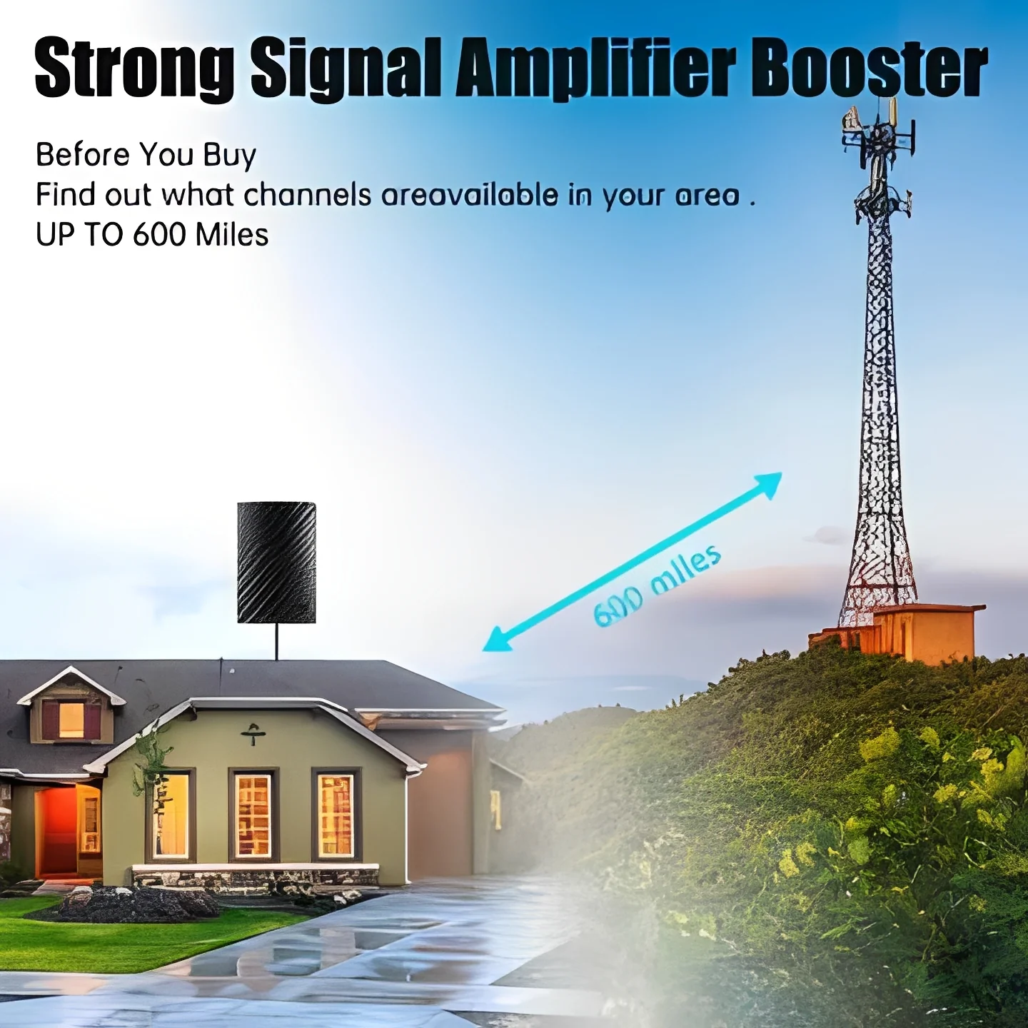 Digital TV Antenna for Over the Air Broadcast Reception - Image 7