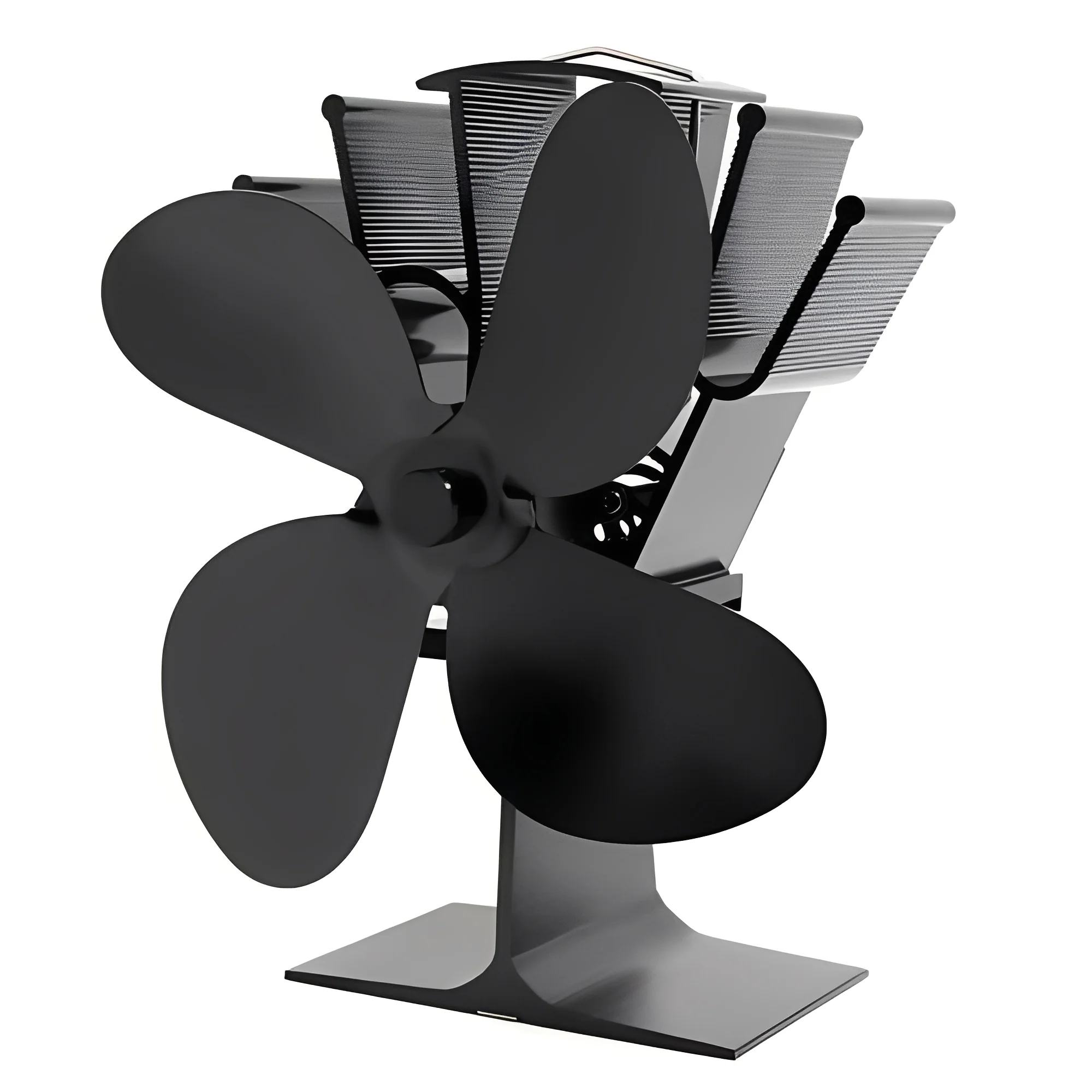 Heat Activated Stove Fan for Fireplace Heat Distribution
