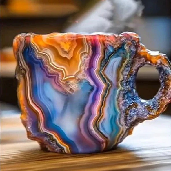 Heat Resistant Stylish Mineral Crystal Mugs For Coffee And Tea - Image 10
