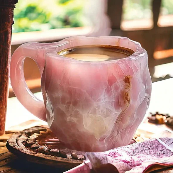 Heat Resistant Stylish Mineral Crystal Mugs For Coffee And Tea - Image 5