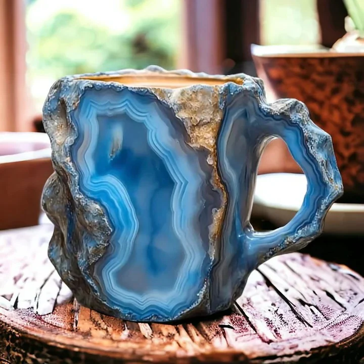 Heat Resistant Stylish Mineral Crystal Mugs For Coffee And Tea - Image 6