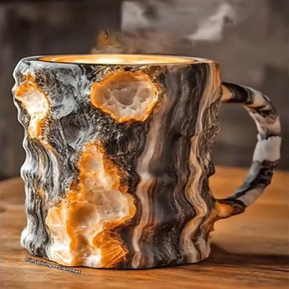 Heat Resistant Stylish Mineral Crystal Mugs For Coffee And Tea - Image 9