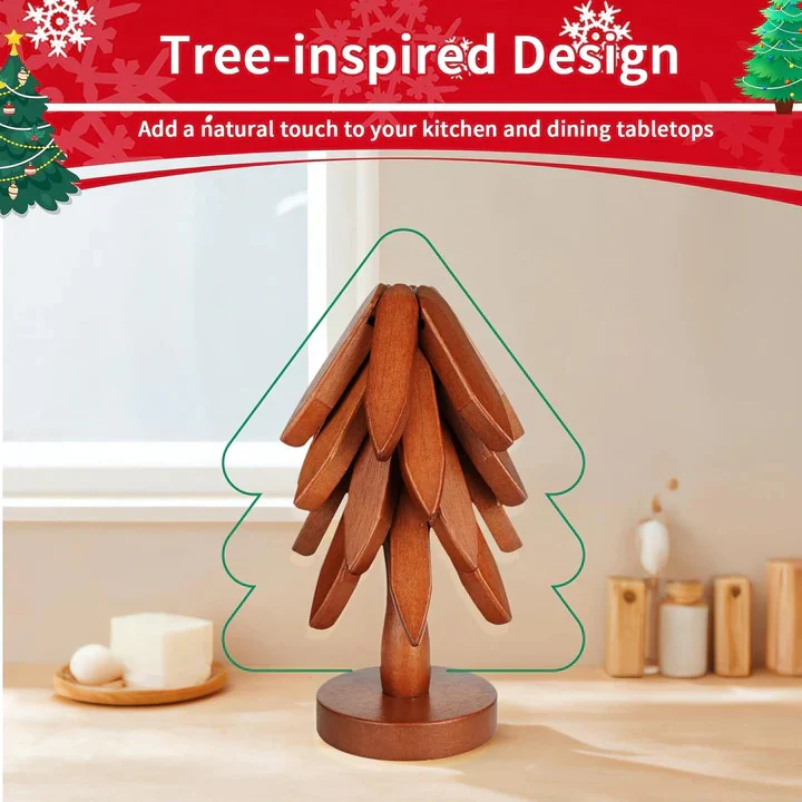 Wood Pot Holder with Heat-Resistant Surface - Image 5