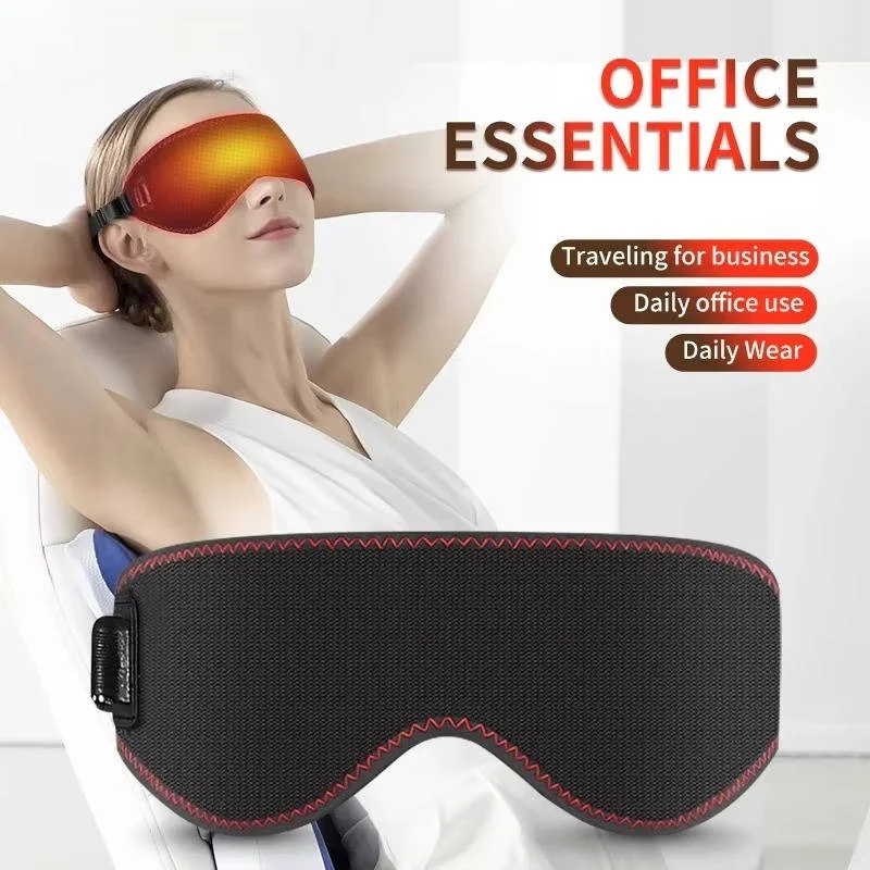 Heated Compress Eye Mask with 3 Temperature Levels for Dry Eyes and Sleep Relief - Image 4