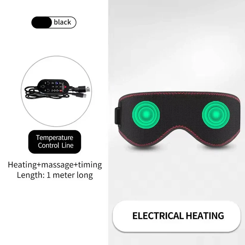 Heated Compress Eye Mask with 3 Temperature Levels for Dry Eyes and Sleep Relief - Image 8