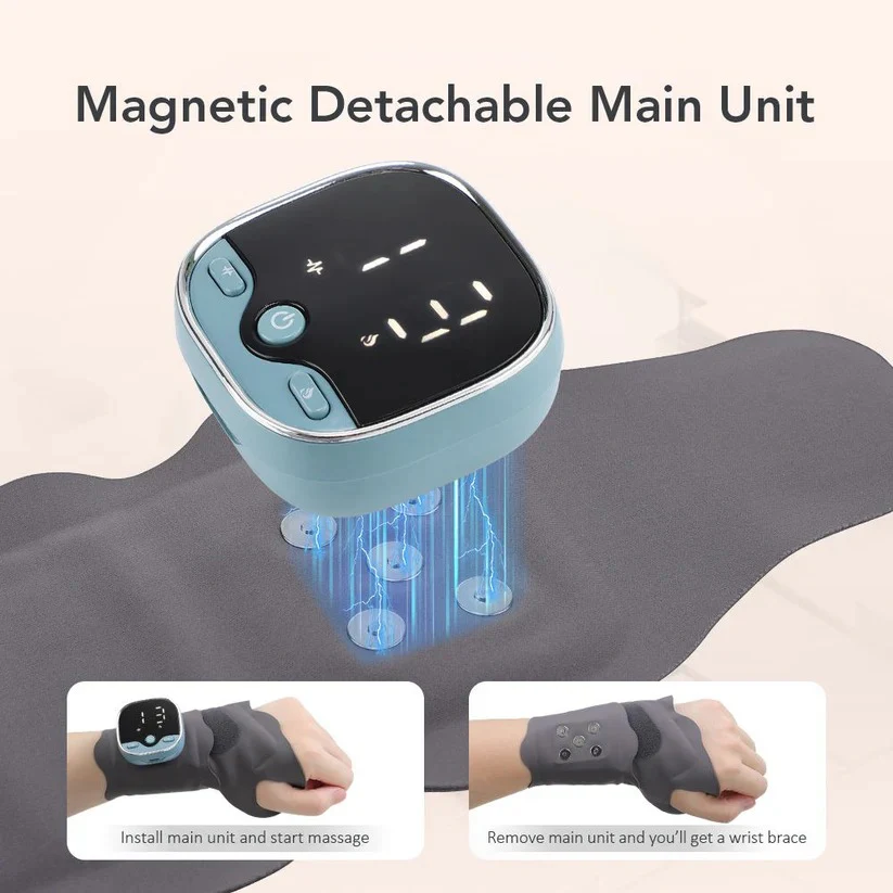 Heated Electric Hand Massage Device with 5 Function Modes and Adjustable Intensity - Image 6