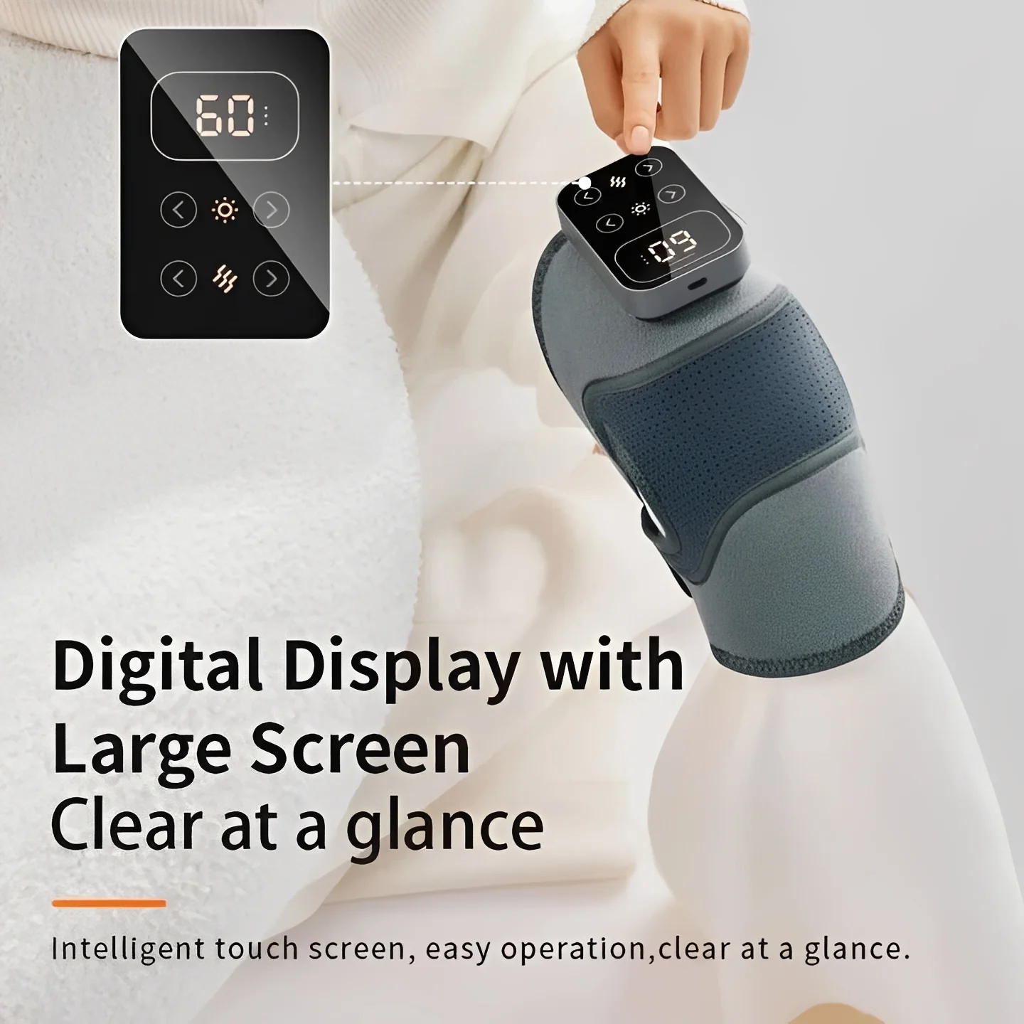 Heated Knee Massage Brace with Cordless Infrared Technology - Image 10