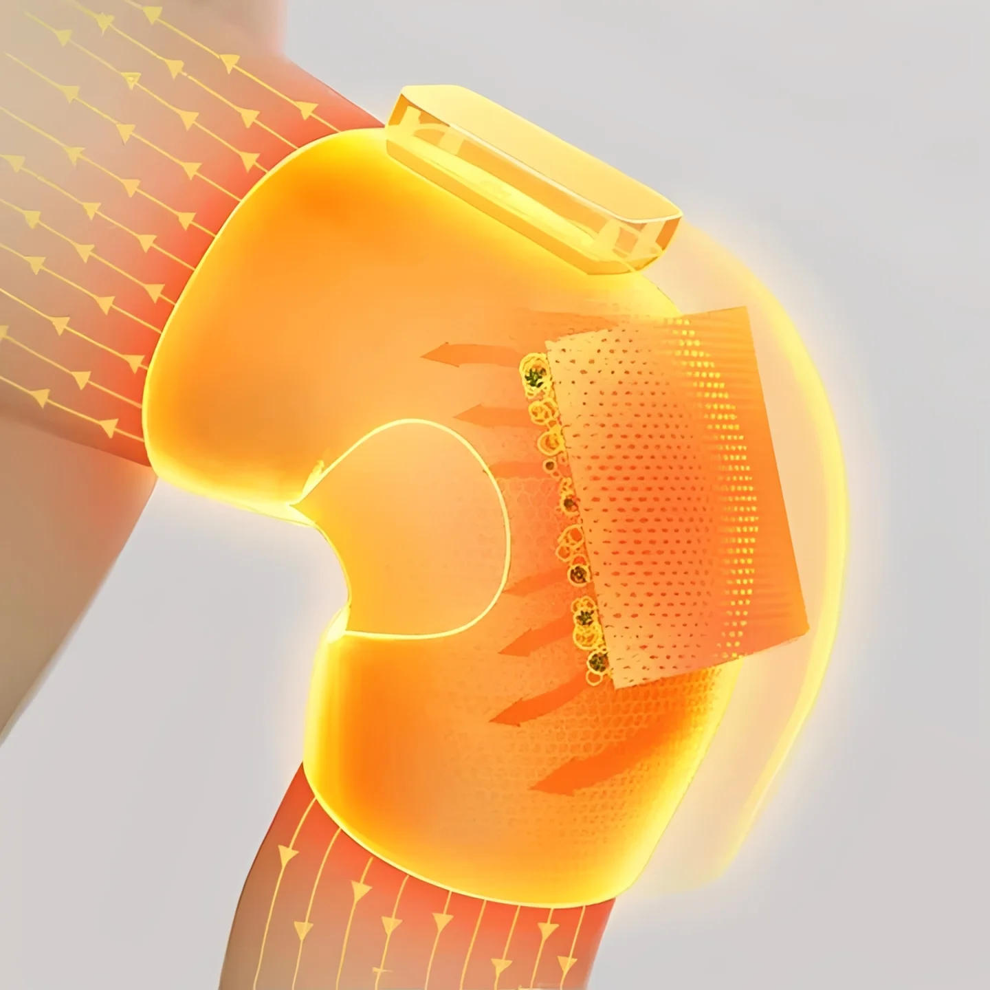 Heated Knee Massage Brace with Cordless Infrared Technology - Image 7