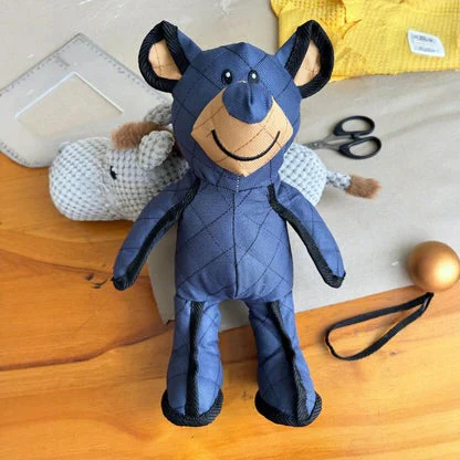 Plush Bear Dog Toy with Squeaker for Indoor Play - Image 3
