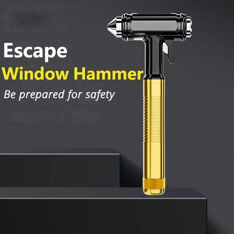 Metal Car Emergency Tool with Window Breaker and Seatbelt Cutter - Image 5