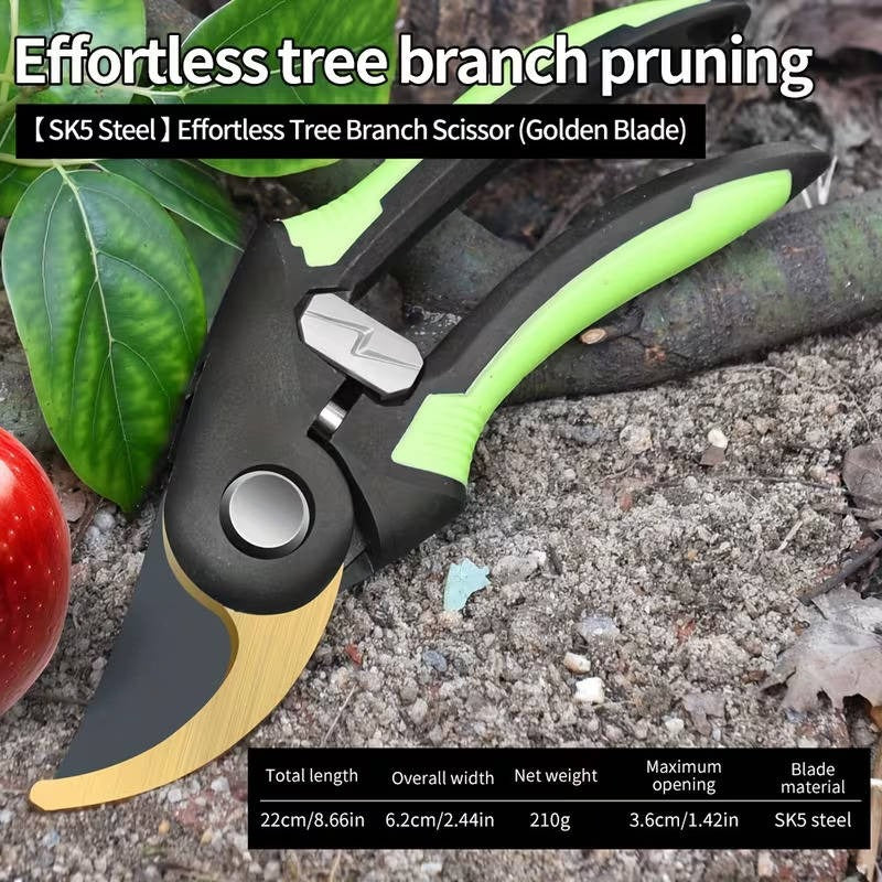 Alloy Steel Pruning Shears for Branch and Garden Cutting - Image 4