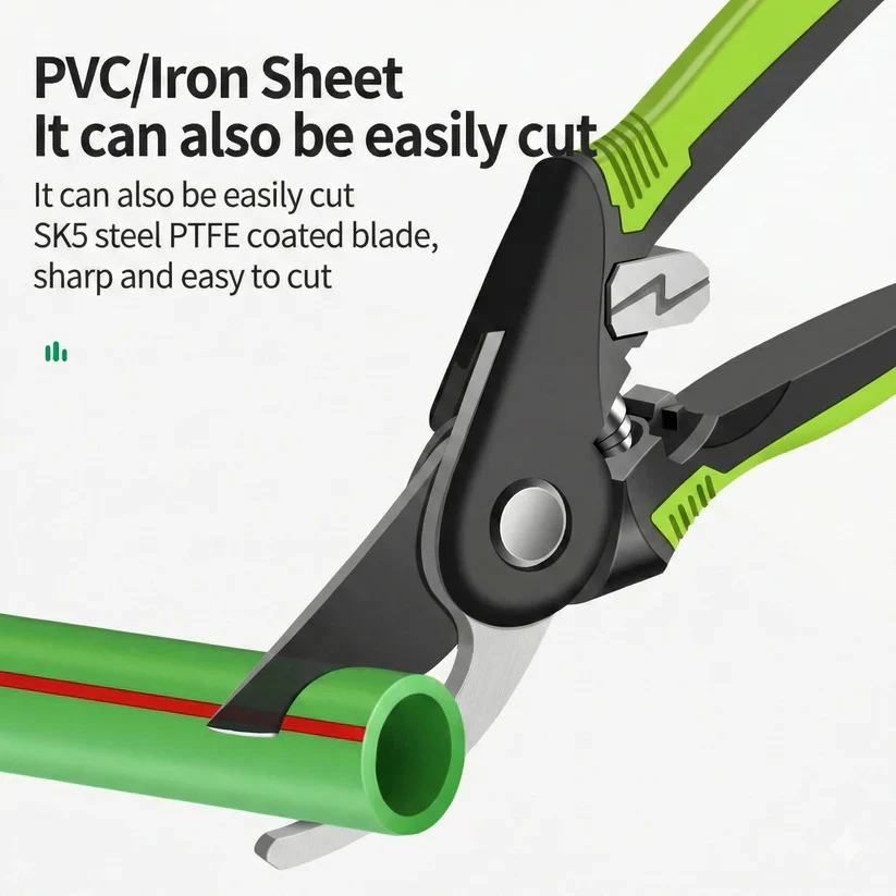 Alloy Steel Pruning Shears for Branch and Garden Cutting - Image 6