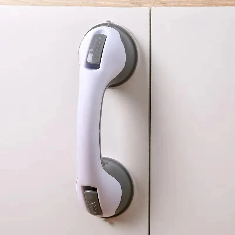 Removable Bathroom Handle with Locking Suction Cups - Image 3