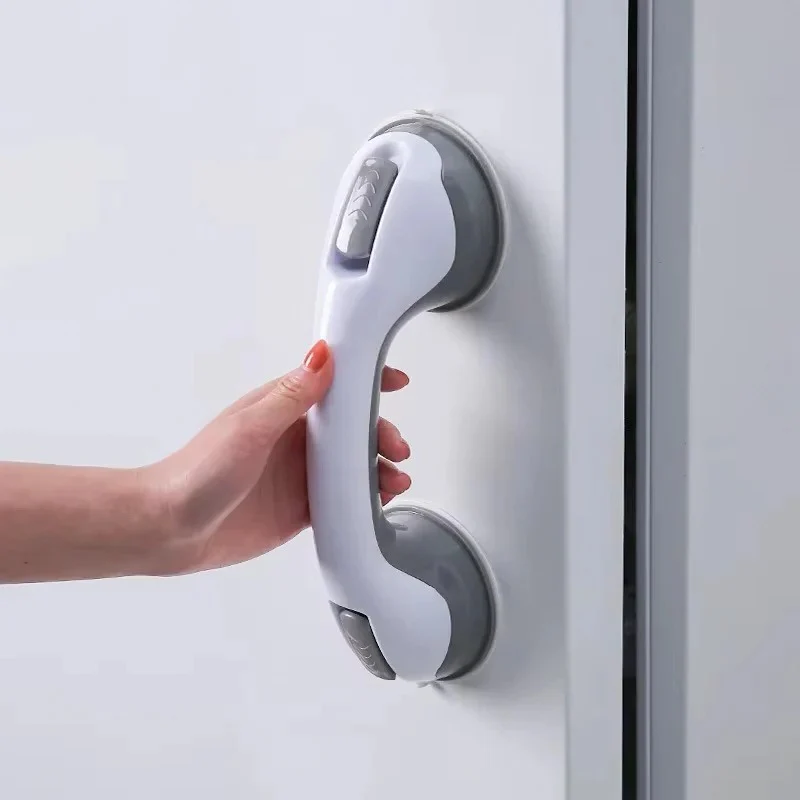 Removable Bathroom Handle with Locking Suction Cups - Image 4