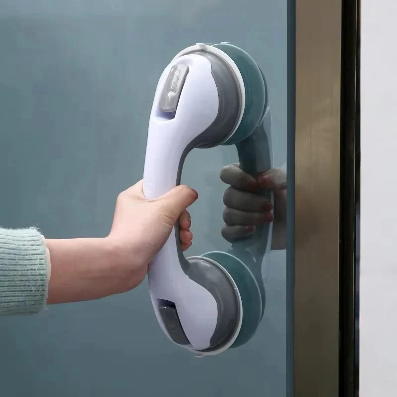 Removable Bathroom Handle with Locking Suction Cups - Image 6
