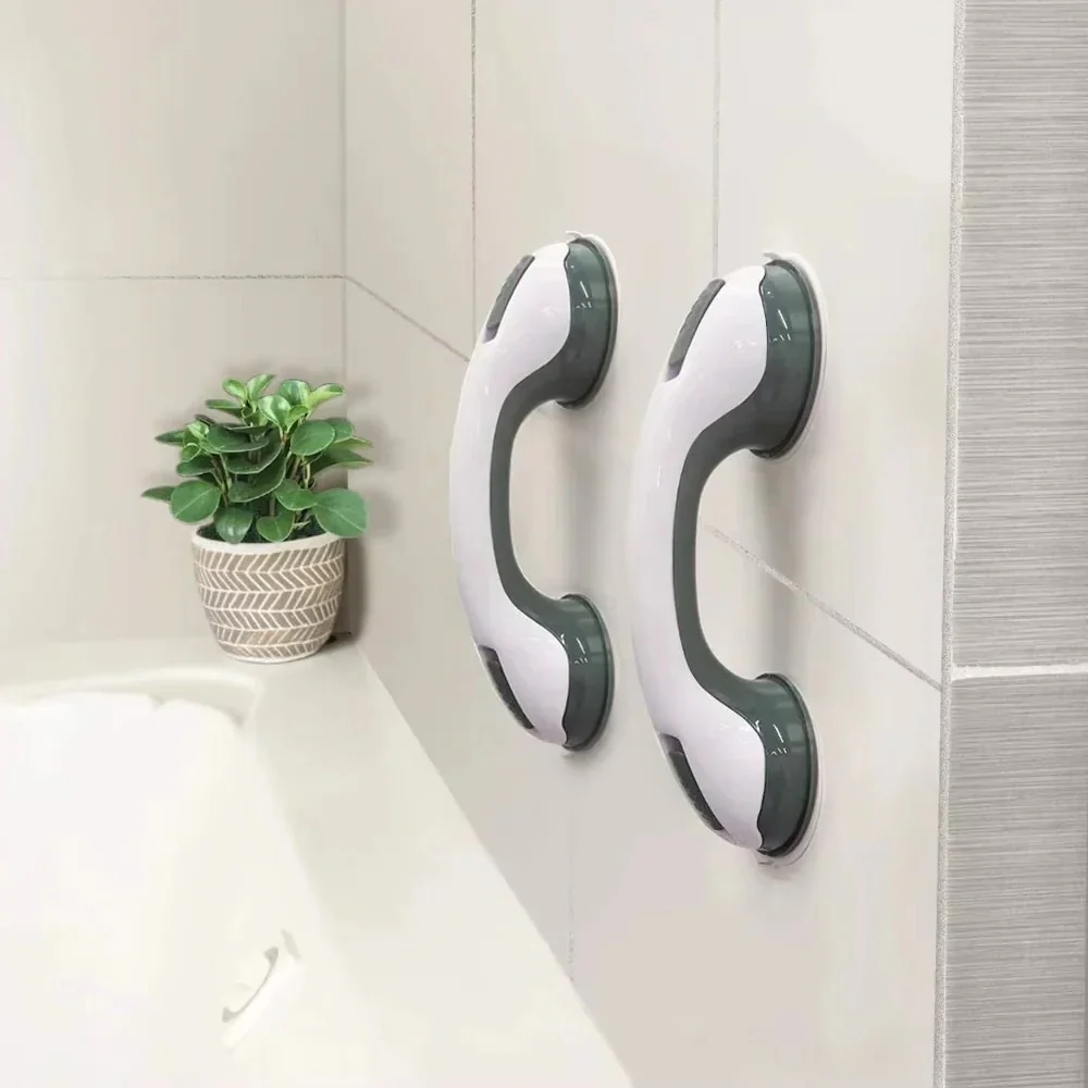 Removable Bathroom Handle with Locking Suction Cups - Image 7