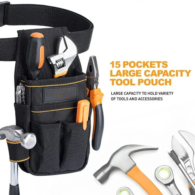 Electrician Tool Pouch with Adjustable Belt and Reinforced Base - Image 3
