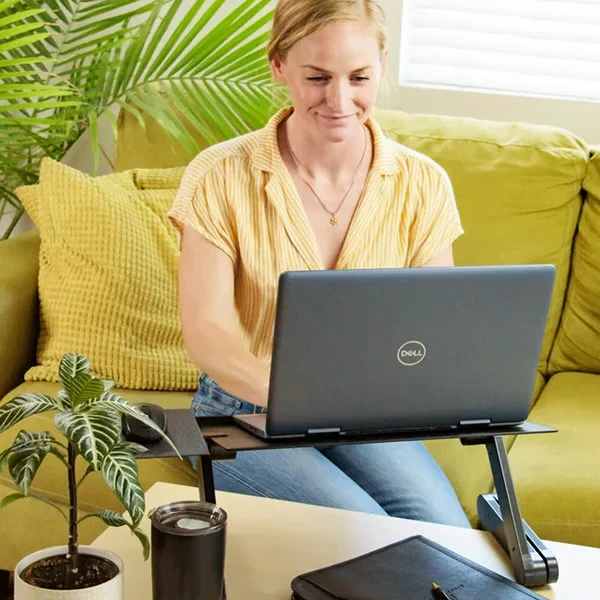 Laptop Stand Desk Mount with Height and Angle Adjustment - Image 2