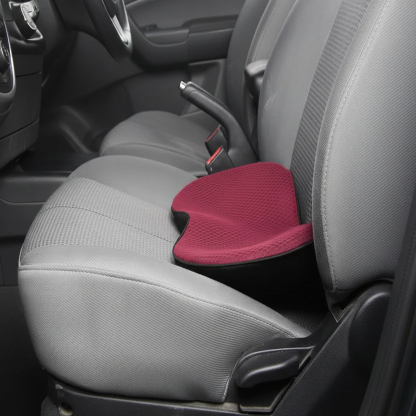 Memory Foam Car Seat Cushion for Added Height and Seating Comfort - Image 4