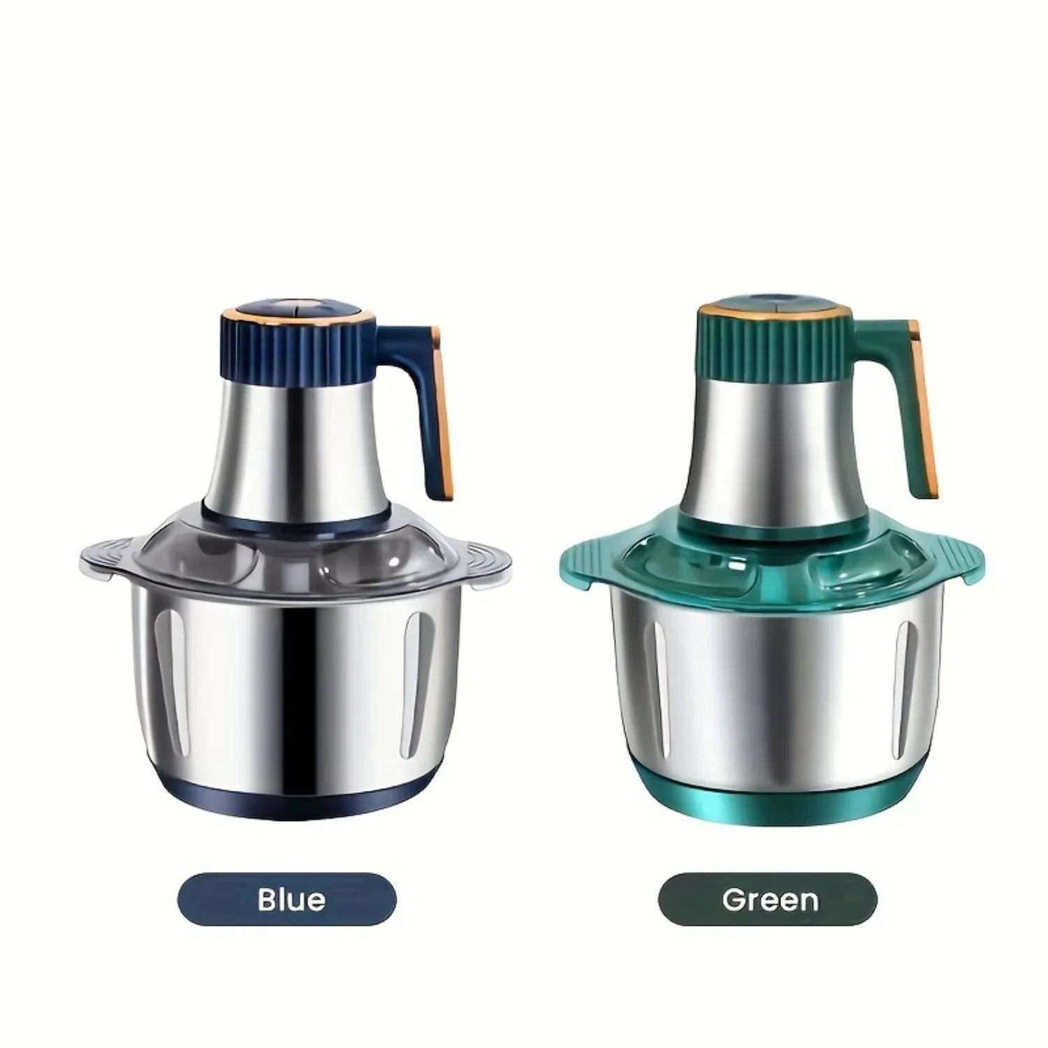 Electric Food Chopper with Stainless Steel Dual Blade System - Image 7