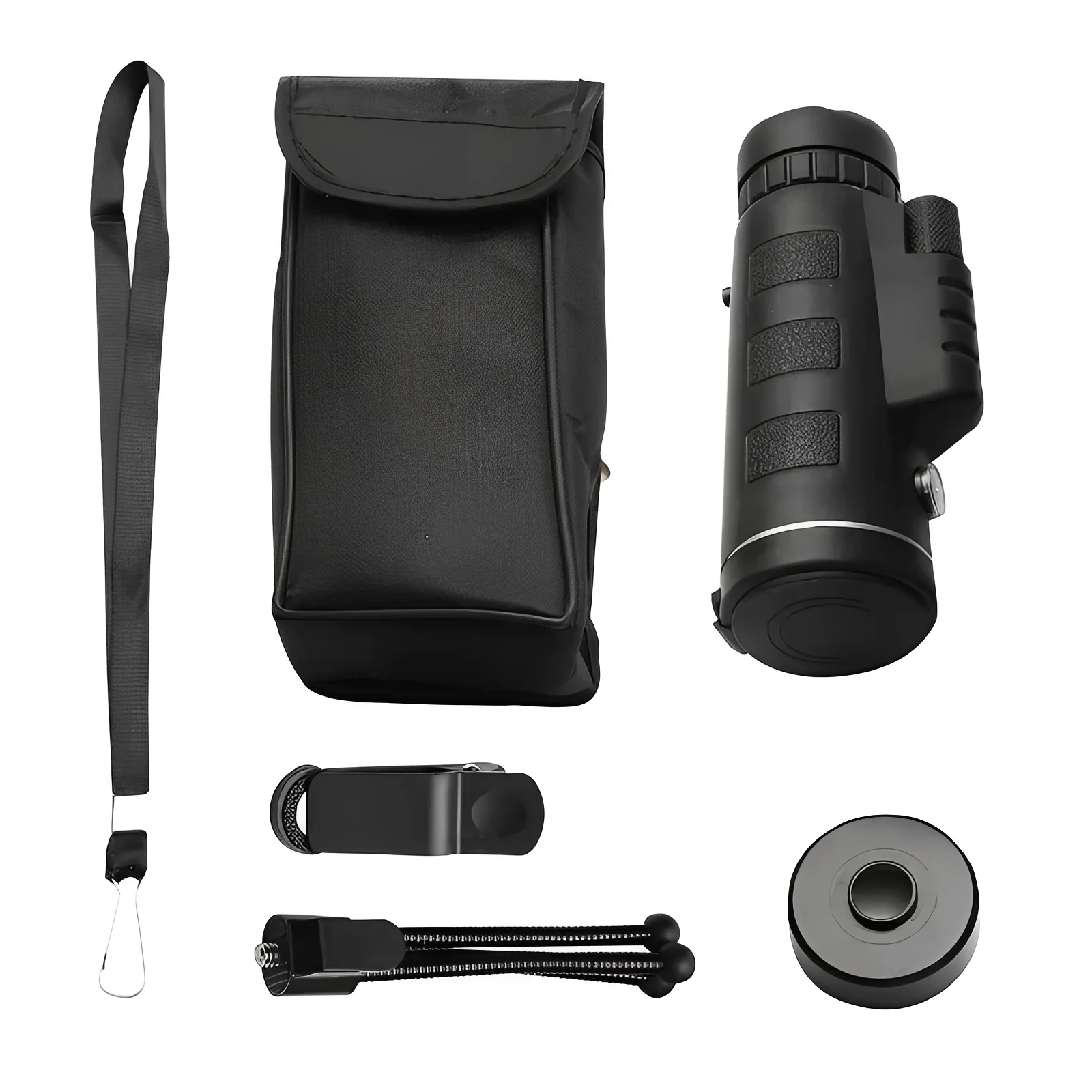 Portable 40x60 Monocular Telescope with Smartphone Adapter and Tripod - Image 2