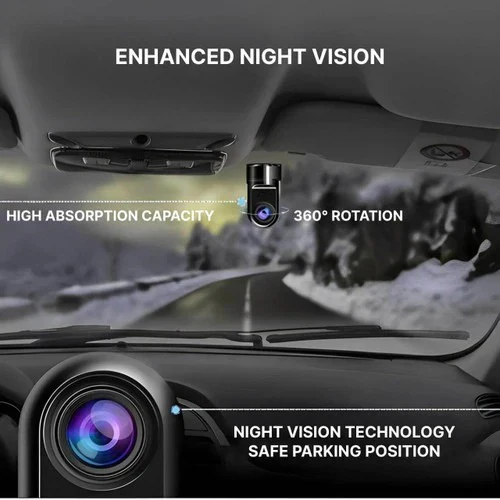 High Definition Car Dashcam with Motion Detection Surveillance - Image 6