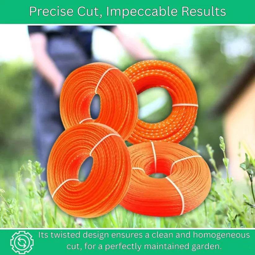 Twisted Nylon Trimmer Line for Garden and Lawn Maintenance - Image 5