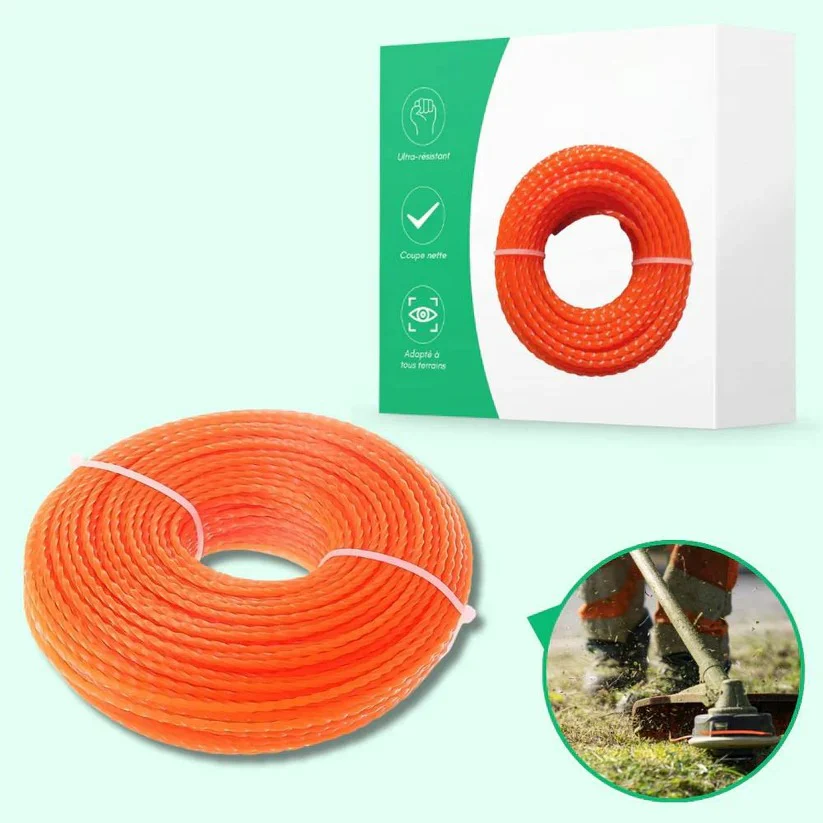 Twisted Nylon Trimmer Line for Garden and Lawn Maintenance - Image 6