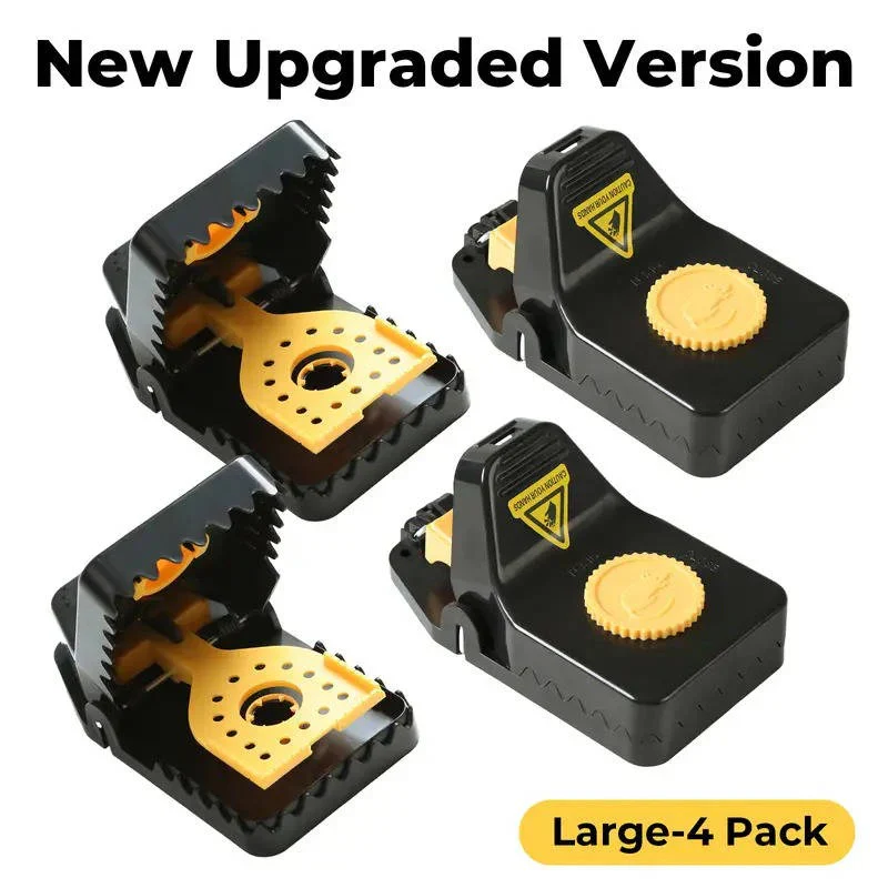 Reusable Snap Mouse Trap 4 Pack with No Touch Release - Image 4