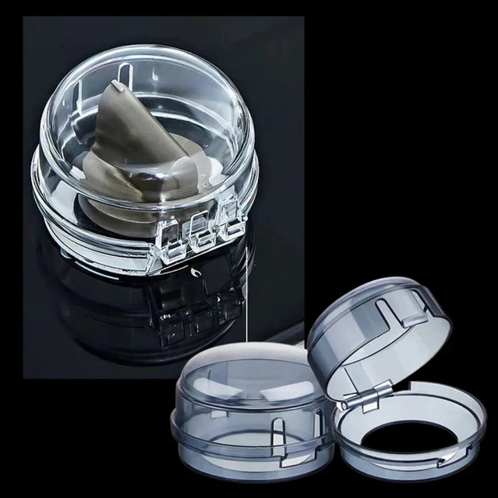 Snap On Stove Knob Covers for Household Use, 4 Piece Set - Image 3